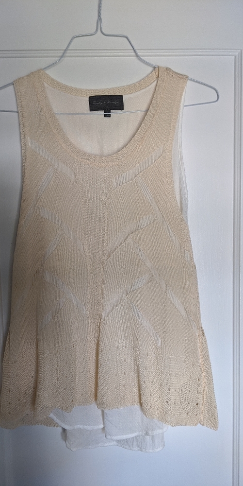Sunday in Brooklyn Boho Knit Tunic Tank